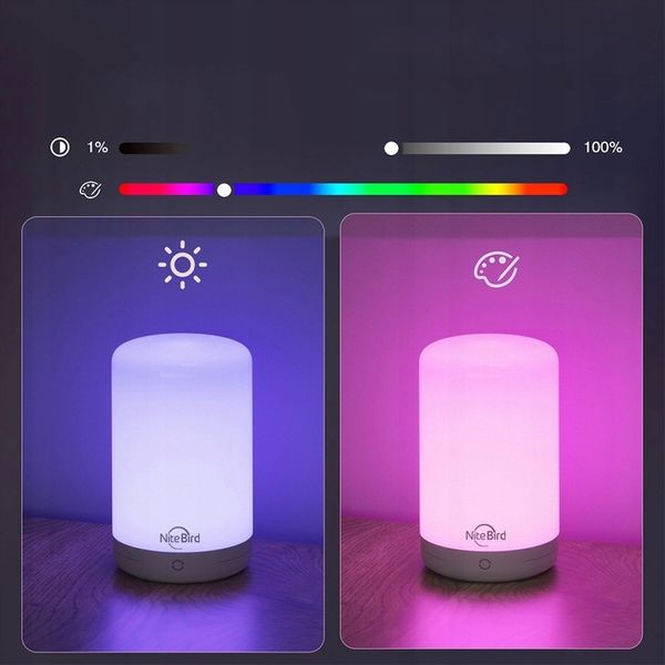 Gosund Lb3 Inteligentna Lampka Nocna Led Rgb Wifi zdjęcie 4