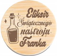 OTWIERACZ do piwa DREWNIANY personalizacja grawer świąteczny nastrój