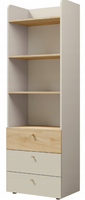 Regał 3 Do Pokoju Młodzieżowego 60cm Szarybeżow YOKO JR -3 Kolory Do Wyboru