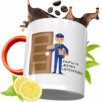 Kubek Pomarańczowy Dla Listonosza Prezent Z Nadrukiem Ze Zdjęciem