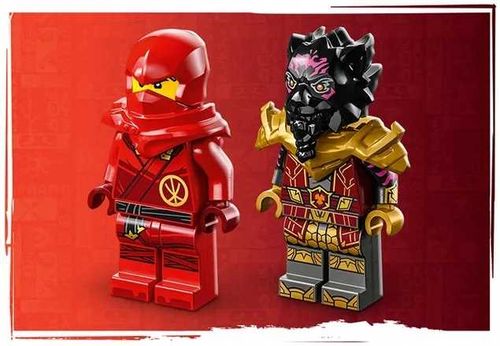 71789 - lego ninjago - bitwa samochodowo-motocyklowa między kaiem a rasem na Arena.pl