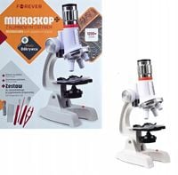 Forever Mikroskop z aluminiowym korpusem Plus C2171P biały