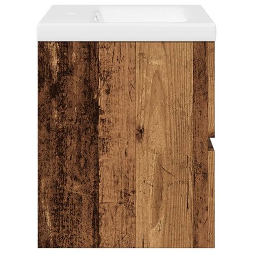 Szafka z wbudowaną umywalką, stare drewno na Arena.pl