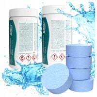 Chlor do basenu chlor szok basenowy 1kg + tabletki multi 11w1 200g 1kg