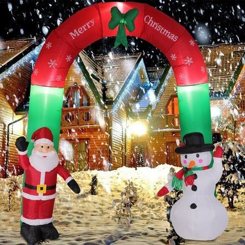 MIKOŁAJ BAŁWAN DMUCHANY BRAMKA LED 250x200cm na Arena.pl