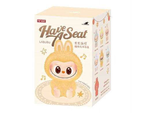 ORYGINALNE Pop Mart Labubu - The Monsters Have a Seat Vinyl Plush Brelok na Arena.pl