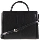 Teczka damska skórzana KEMER B 473/DW Czarna