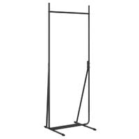 Wieszak na Ubrania Czarny 62 x 48 x 158 cm Stal