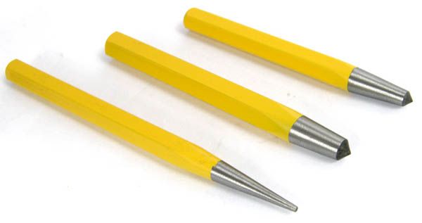 PRZECINAK DO METALU PUNKTAK WYBIJAK ZESTAW 12el. zdjęcie 4