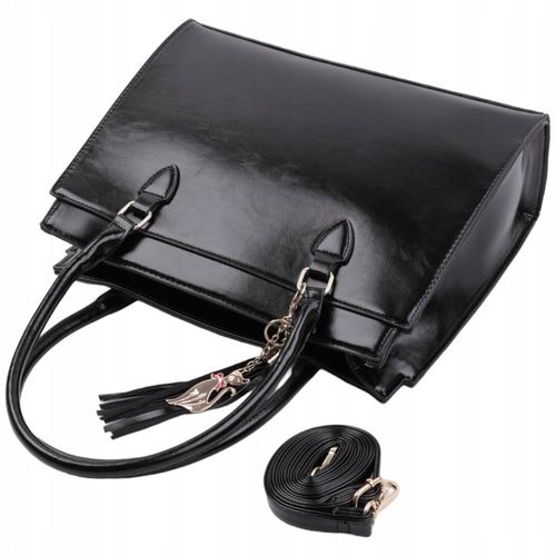 Torebka damska shopper na ramię WIZYTOWE SHOPPERKI MIEJSKIE KLASYCZNE na Arena.pl