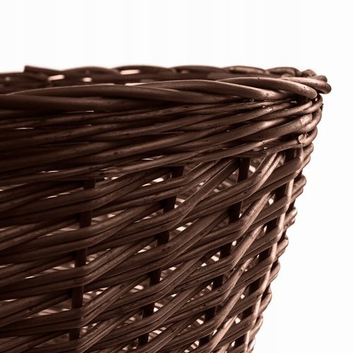 OSŁONA WIKLINOWA NA STOJAK POD CHOINKĘ 45 cm OSŁONKA KOSZ STOJAKA BRĄZOWY na Arena.pl