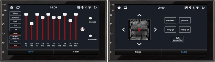RADIO SAMOCHODOWE 2 DIN WiFi GPS ANDROID BLUETOOTH USB RDS KAMERA COFANIA zdjęcie 9