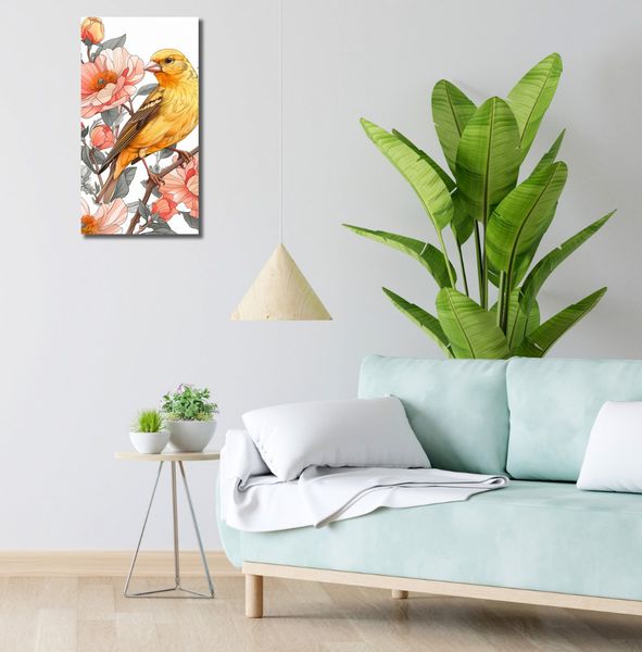 Obraz 30x60cm Wiosenny Śpiewaczek zdjęcie 2