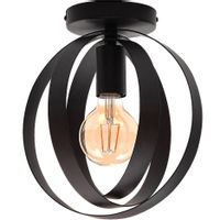 Nowoczesna lampa sufitowa Cortado 5359 metalowe pierścienie czarne
