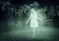 FOTOTAPETA DROGA MIASTO NOCĄ WE MGLE WIDOK KAMIEŃ