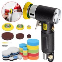 MINI POLERKA SAMOCHODOWA SZLIFIERKA PNEUMATYCZNA POLERKA 1"/2"/3", CZARNY