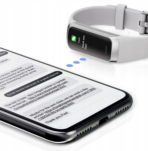 SMARTWATCH SMARTBAND AMOLED CIŚNIENIE POŁĄCZENIA ROZMOWY SZKŁO MENU POLSKIE na Arena.pl