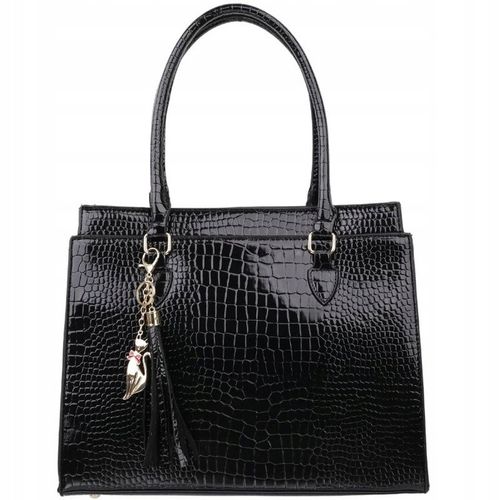 Torebka damska shopper na ramię WIZYTOWE SHOPPERKI MIEJSKIE KLASYCZNE na Arena.pl