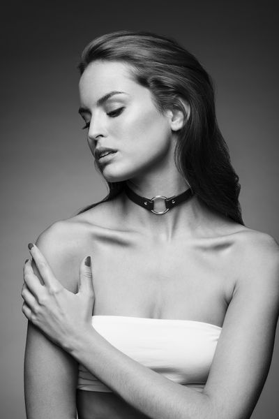 Bijoux Indiscrets - Maze Single Choker Black zdjęcie 4