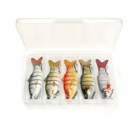 Wobler Przynęta WĘDKARSKA SZCZUPAK SUM Łamana Zestaw 5szt PUDEŁKO