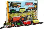 Kolejka Elektryczna Train Set 4 Wagony Lokomotywa