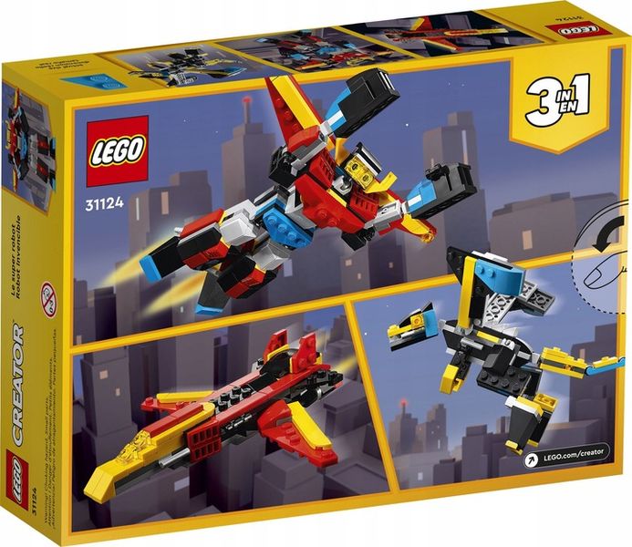 LEGO Creator 3w1 Super Robot 31124 + Torba LEGO zdjęcie 3