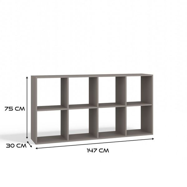 Regał Malax 2X4 GLINA zdjęcie 5