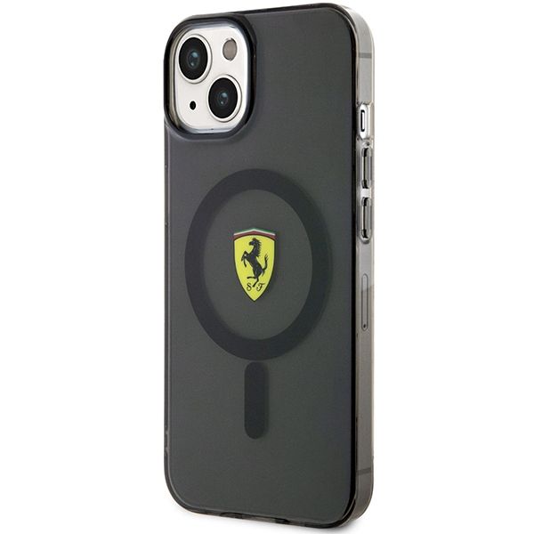 Etui Ferrari do iPhone 15 Plus, iPhone 14 Plus, Czarny MagSafe zdjęcie 2