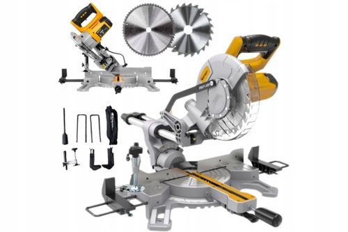 PIŁA UKOSOWA 1500W Ukośnica z posuwem 210mm LASER + 2 x TARCZA 24z 48z na Arena.pl
