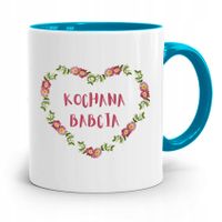 Kubek Błękitny Dzień Babci Kochana Babcia Prezent Z Nadrukiem Ze Zdjęciem