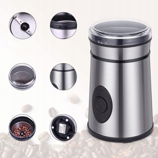 MŁYNEK DO KAWY ELEKTRYCZNY ROZDRABNIACZ DO ZIAREN ZIÓŁ ORZECHÓW ELEHOT zdjęcie 2