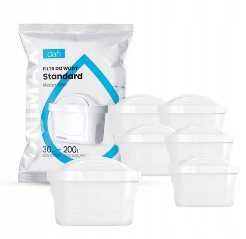 Wkład filtrujący Dafi UNIMAX Standard 6 szt. na Arena.pl