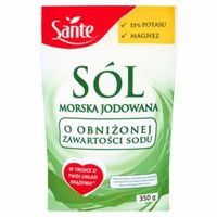 SANTE SÓL NISKOSODOWA Z MAGNEZEM I POTASEM 350G
