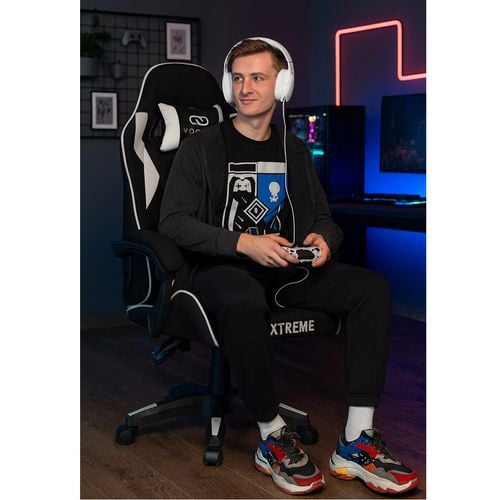fotel gamingowy extreme vortex white na Arena.pl