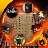 2400 KOSTEK PODPAŁKA DO PIECA KOMINKA ROZPAŁKA EKOLOGICZNA WYDAJNA 5,8KG