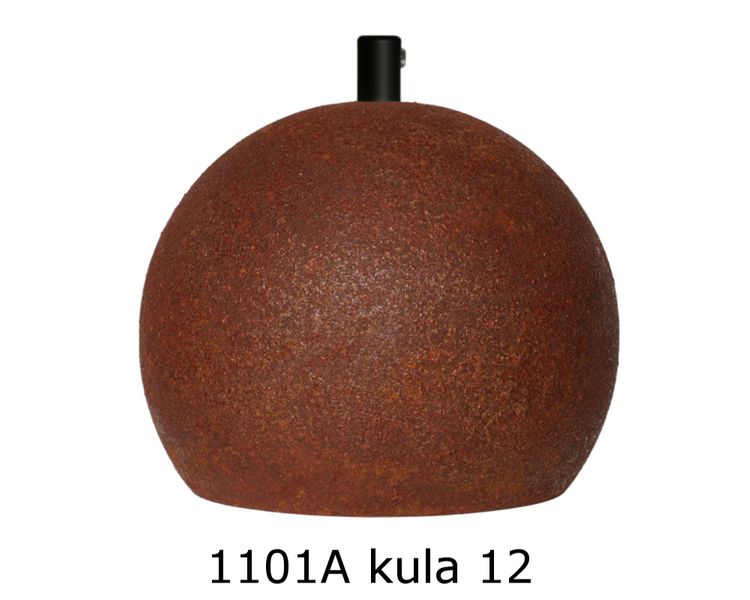 Lampa wisząca kula czarna rdza + gu10 loftowa 2m czarny hamulec zdjęcie 11