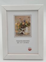fotoramka drewniana biała 13 x 18 cm