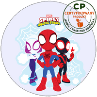 Opłatek na tort Spidey i Przyjaciele