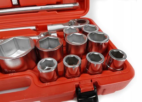 klucze nasadowe 26pcs 3/4"&1" 21-65mm 6-kąt na Arena.pl