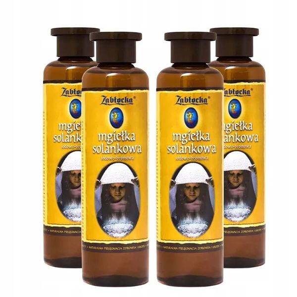 ZABŁOCKA MGIEŁKA SOLANKOWA INHALATORA 4 x 950ml zdjęcie 1