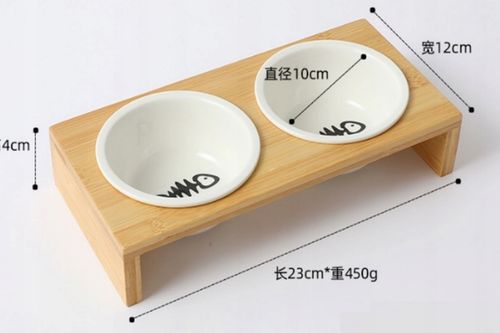 MISKA DLA KOTA PSA PODWÓJNA DREWNIANA METALOWA na Arena.pl