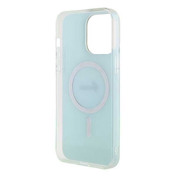Etui Guess do iPhone 15 Pro Max, Turkusowy, MagSafe zdjęcie 7
