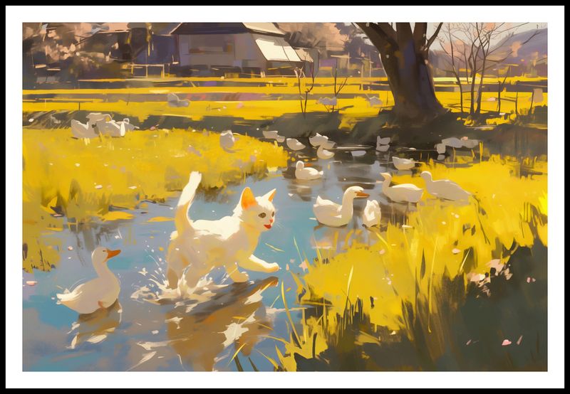 Plakat 91,5x61cm Słońce na Wsi zdjęcie 3