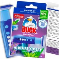 Duck Fresh Discs Virtual Violet - Żelowy Krążek Do Toalety 36ml + Aplikator