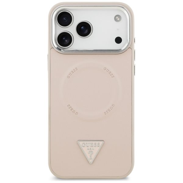 etui guess triangle logo magsafe do      iphone 17 pro różowy zdjęcie 3