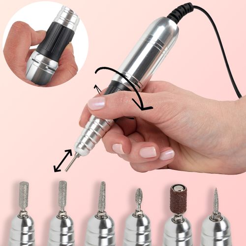 Profesjonalna Frezarka do Paznokci 68W + Frezy na Arena.pl