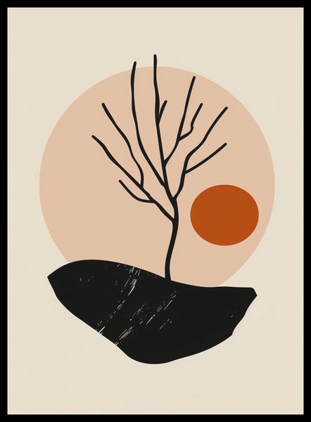Plakat 40x55cm Nagie Drzewo zdjęcie 2