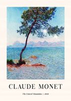 Plakat 84,1x59,4 A1 Claude Monet wyspa drzew malowany sztuka BOHO 30 WZORÓW