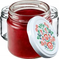 10x Słoiki 200ml Słój Na Dżem Miód + Wieczko fi66