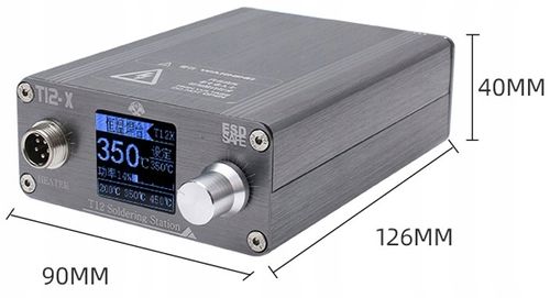 Stacja lutownicza lutownica OSS TEAM T12-X 72W na groty T12 oporowa 480st. na Arena.pl